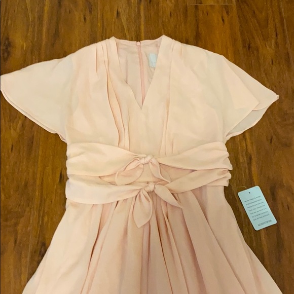 Gal Meets Glam Collection Jane Tie Waist Dress - Picture 3 of 6